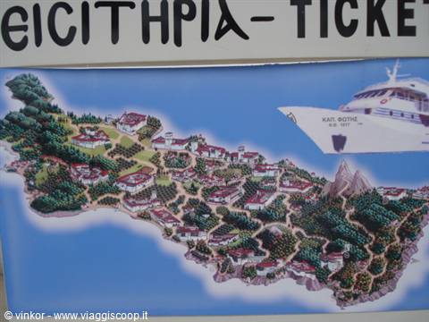 the map of Mount Athos