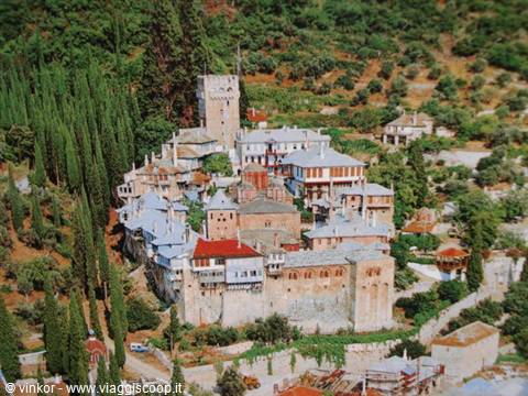 Mount Athos: an ancient monastery