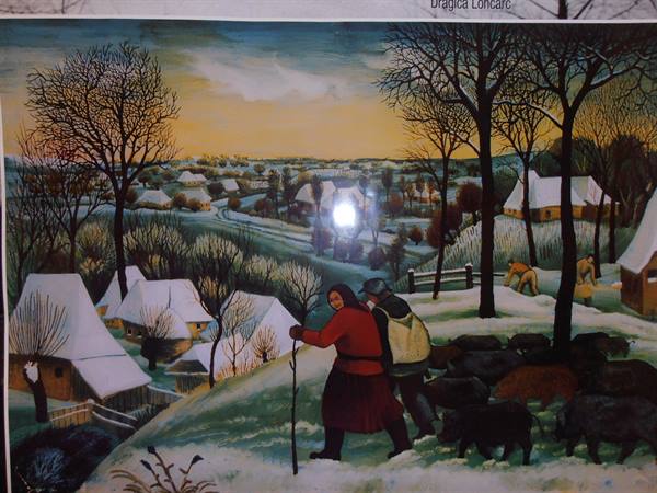 painting by Generalic at the Naive Museum