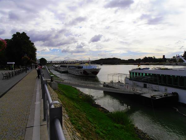 along the Danube in Bratislava