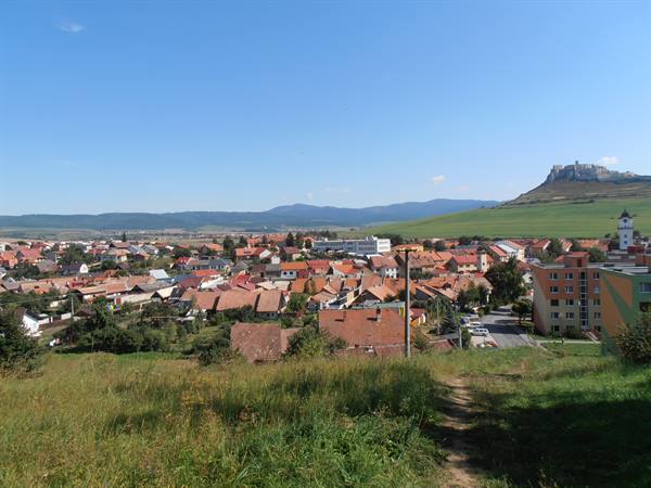 Podhradie and in the distance Spis castle