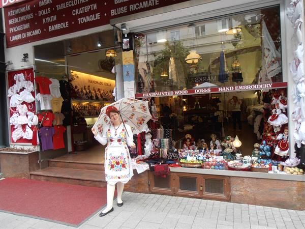shop of typical textile craft products