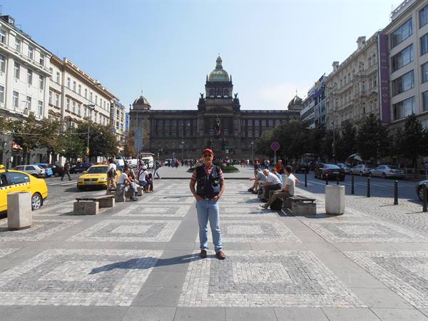 Wenceslas Square with the National Museum