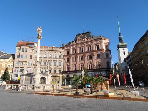 Freedom Square in Brno