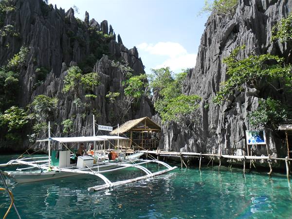 lake lagoon near Coron,Busuanga island, Philippines
