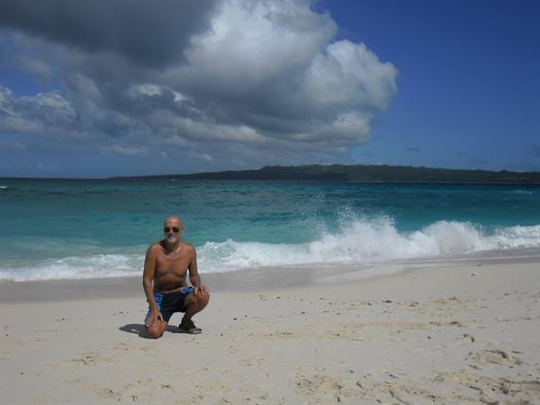 me on a beach of Boracay island, Philippines