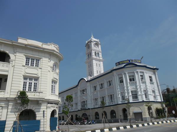 colonial buildings in Georgetown,Penang island, Malaysia