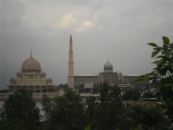 the mosques of the new Malaysian capital Putrajaya