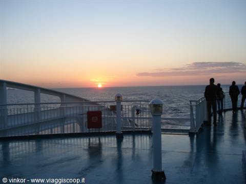 dawn from the Igoumenitsa-Ancona ferry