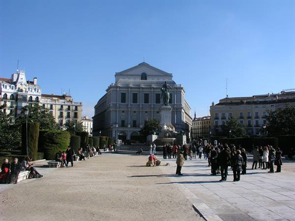 Madrid Opera House seen from behind