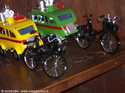 Tin and rubber models