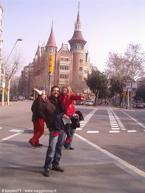 ... through the streets of Barcelona ...