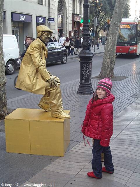 street artist ... ramblas
