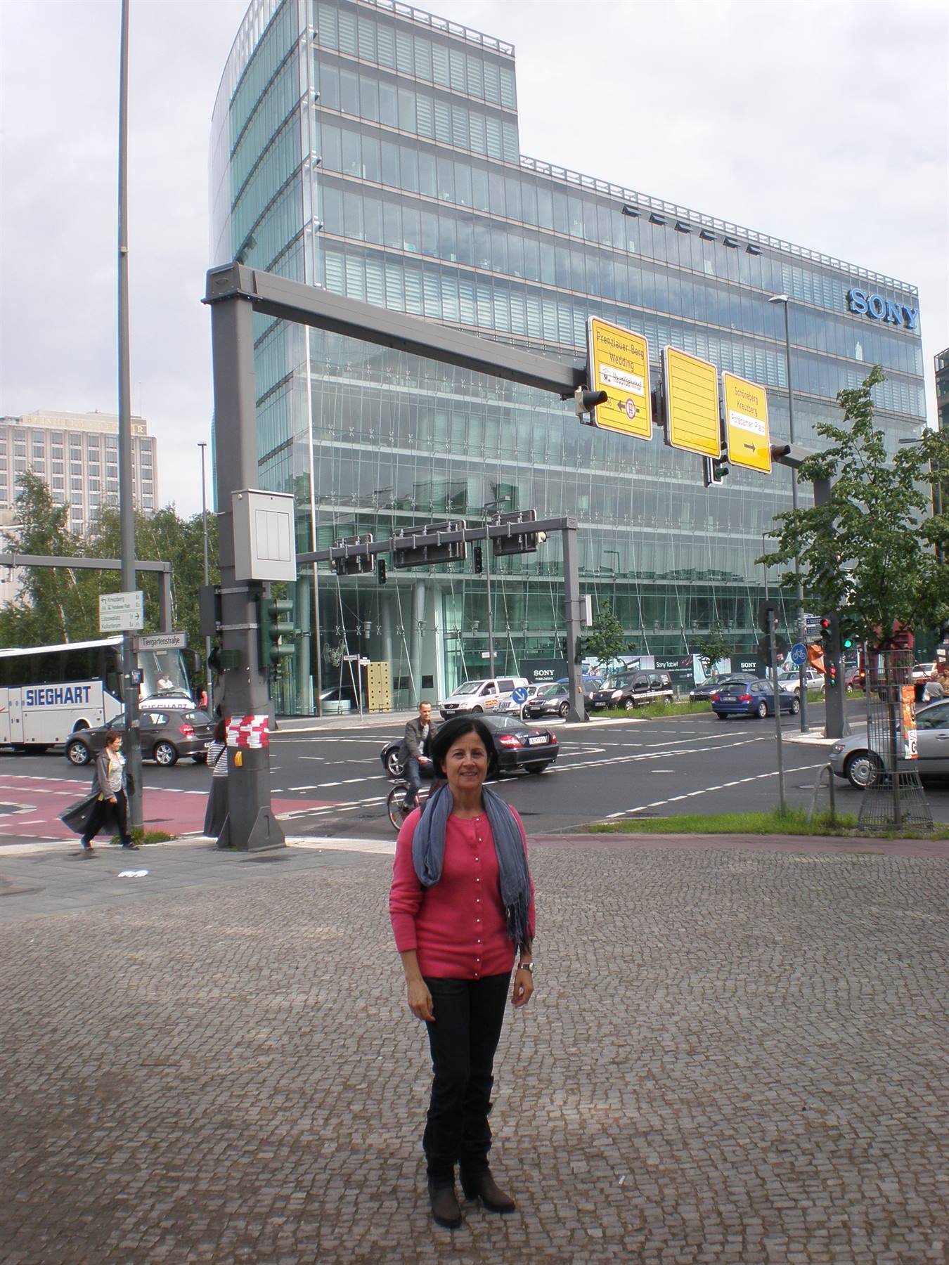 the Sony building in Berlin