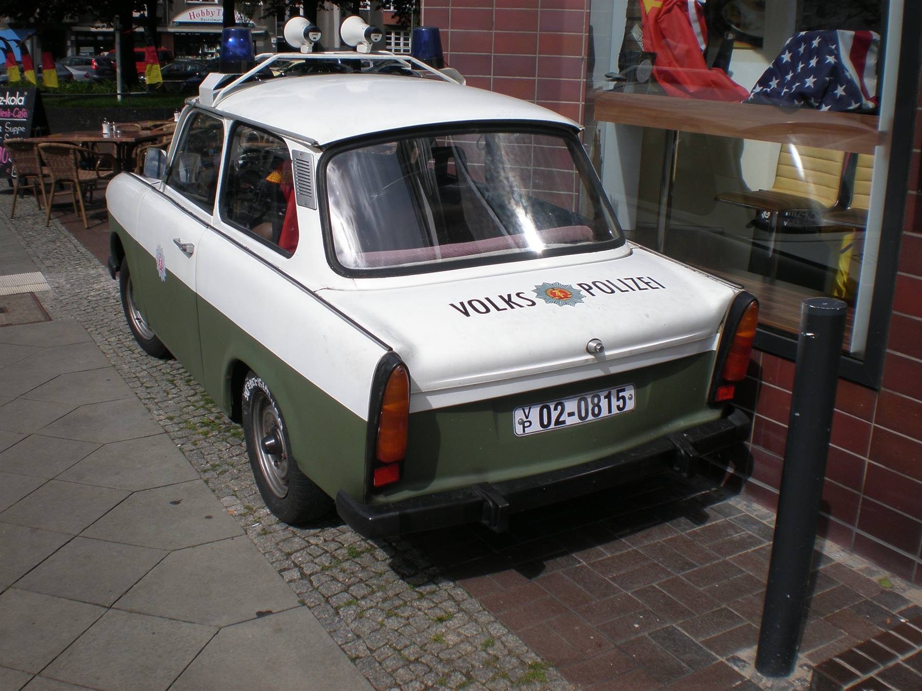 the Trabbi (Trabant) car of the GDR