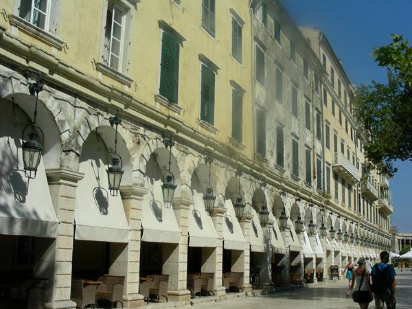 Corfu town the Liston