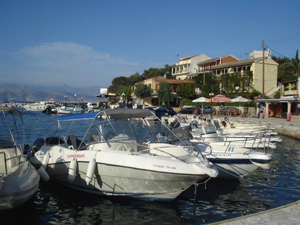 the port of Kassiopi