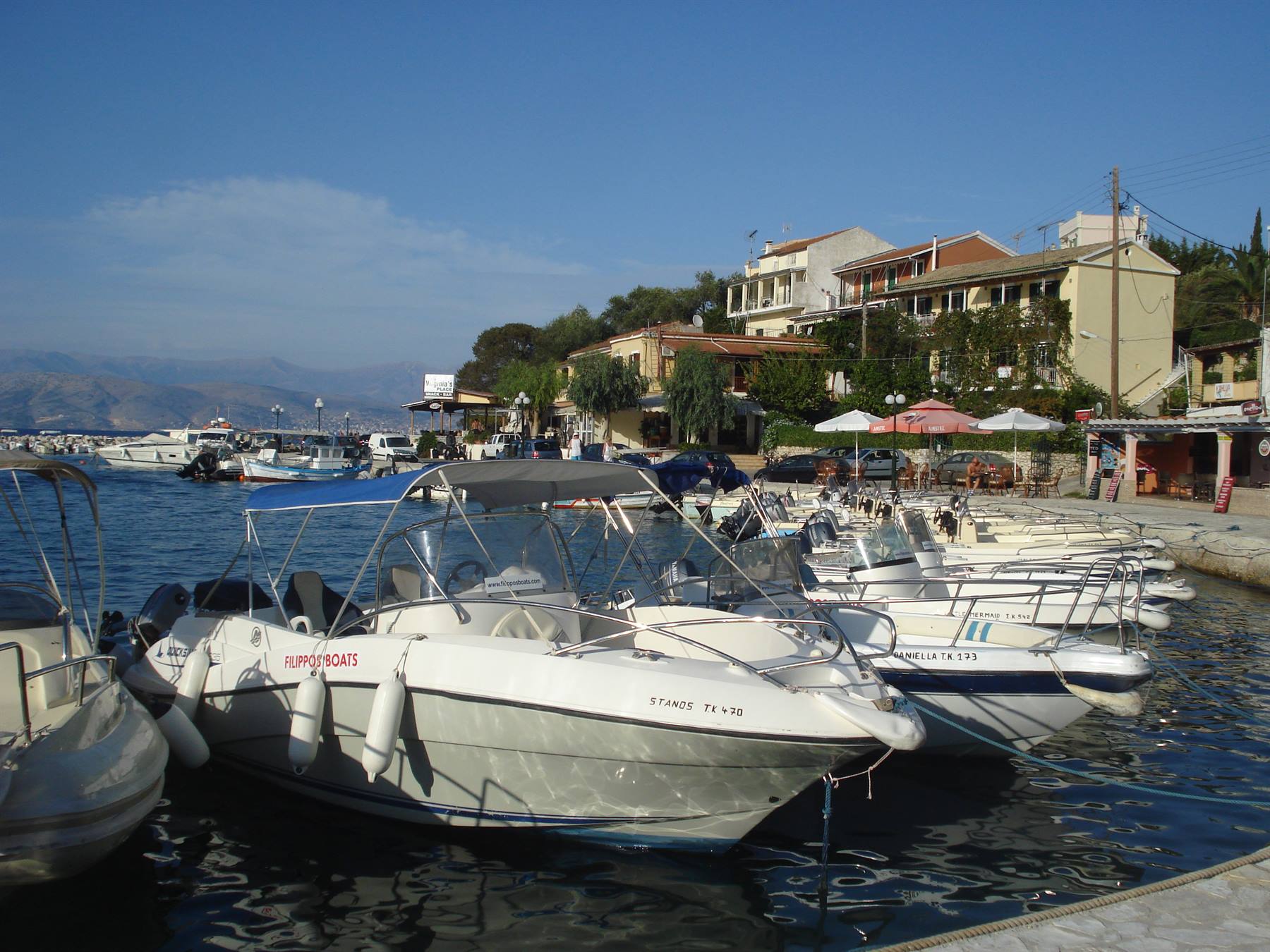 the port of Kassiopi
