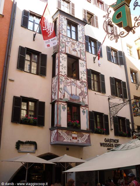 decorated house in Innsbruck
