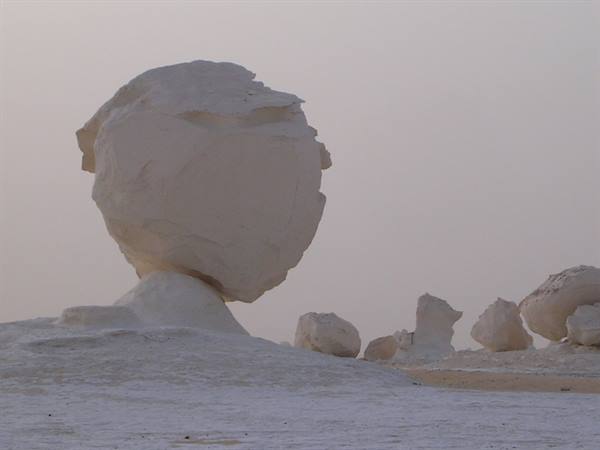 white desert: the globe