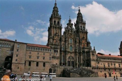 Santiago de Compostela cathedral and Praza do Obradoiro