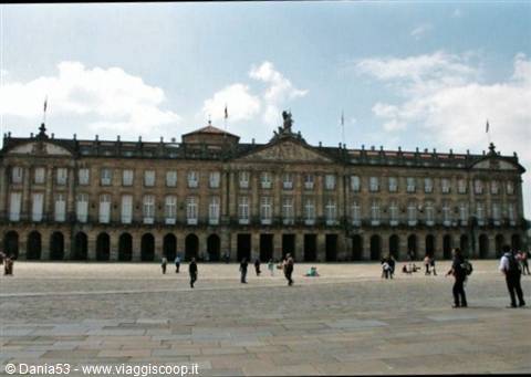 Santiago de Compostela Praza do Obradoiro Rajoy palace