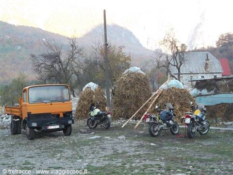Typical village in the heart of Albania