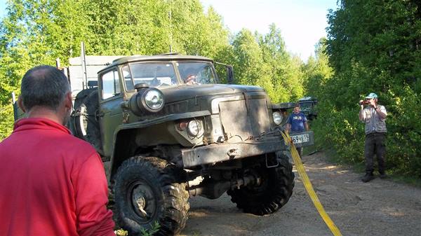 unexpectedly a truck arrives that will save us
