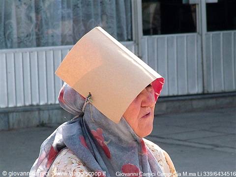 Woman at the Chorsu market