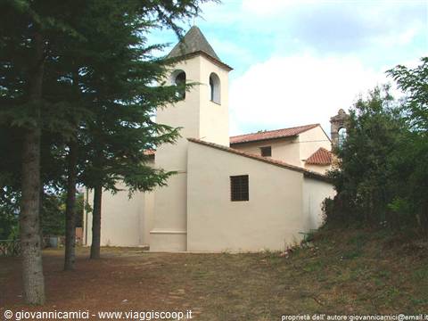 Surroundings-Church of Madonna di Fucinaia.from 1493