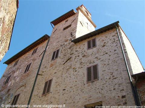 Palazzo Pretorio with the clock tower