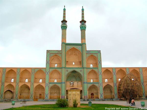 Yazd-Facade of the Amir Chaqhmaq