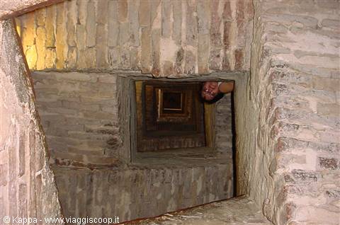 Siena - the stairs of the Torre del Mangia