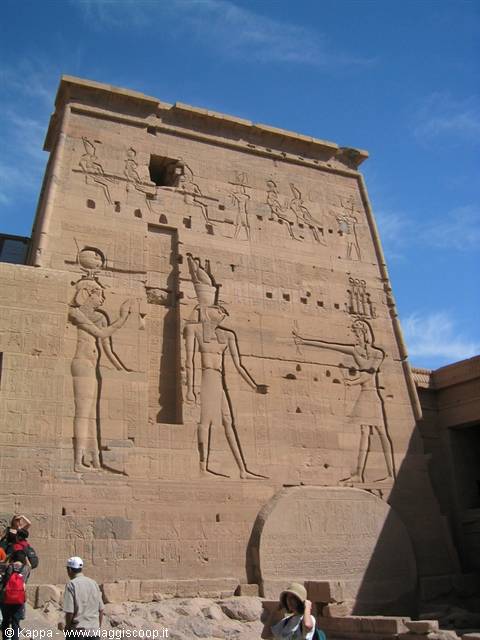 Detail of the temple of Philae