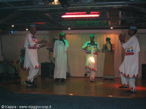 Nubian party on the motorboat