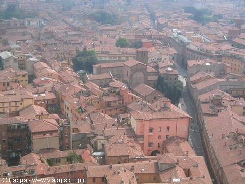 the complex of S. Stefano from the Torre degli Asinelli