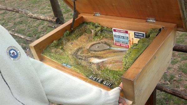 Model of the Caldara di Manziana