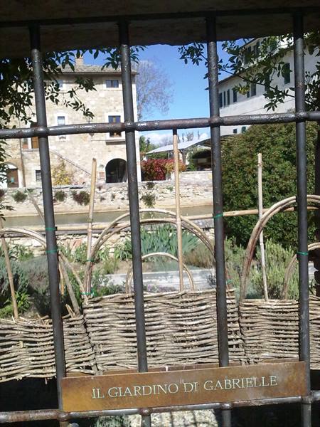 The garden of the Gabbro - Bagno Vignoni