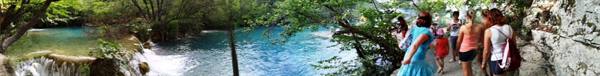 The Plitvice lakes