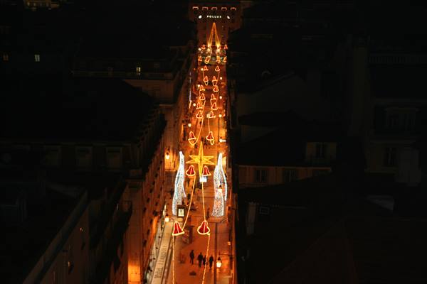 Rua de Santa Justa from the Elevator