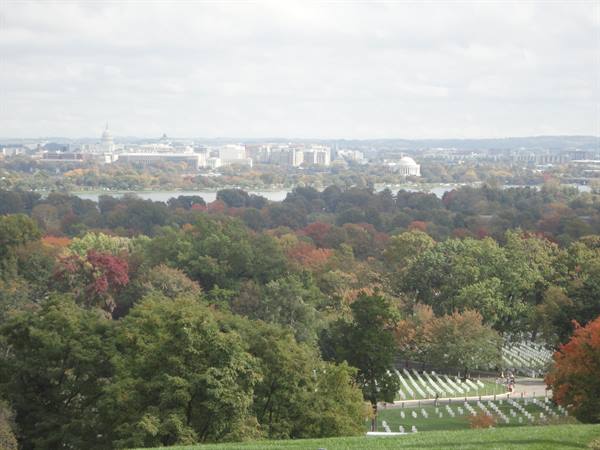 Panorama from Arlington Cemetery