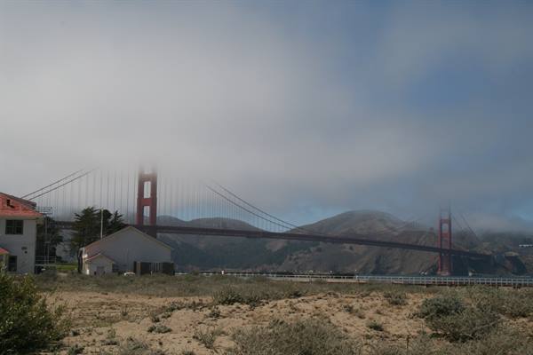 Golden Gate in the fog