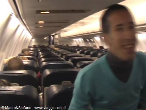 Mauro on the London-Bologna flight..... home soon... UGH...
