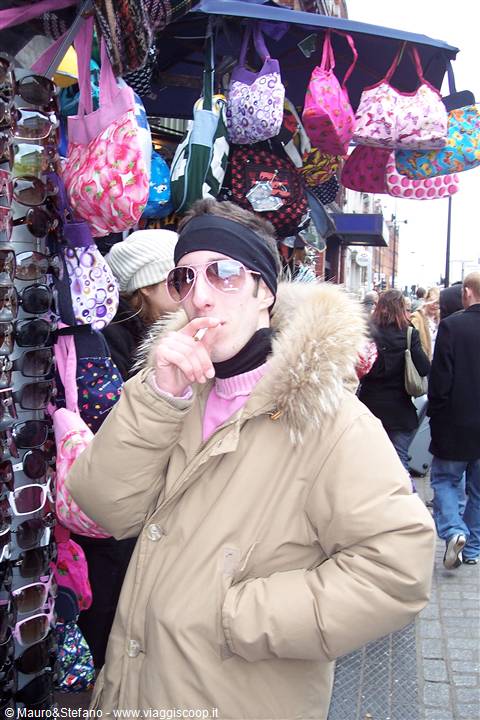 Mauro at the Camden Town markets.....