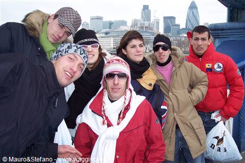 Guys on the Tower Bridge