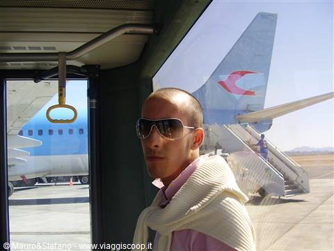 Stefano just landed @ Marsa Alam......
