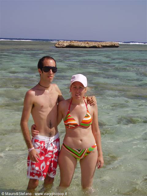 Mauro and Mara in the red sea