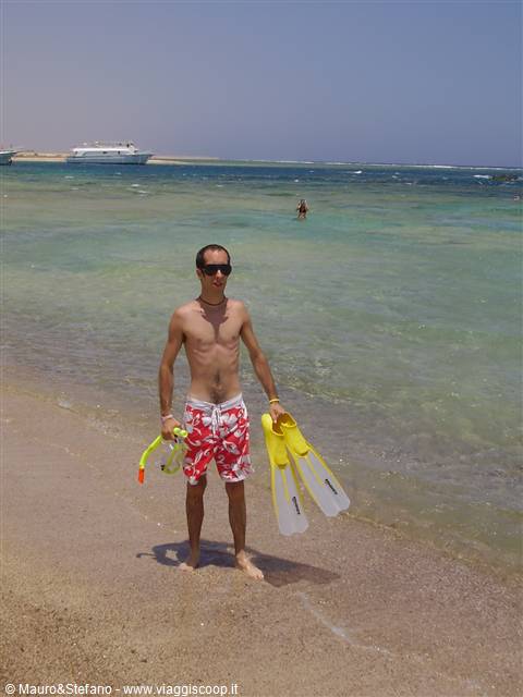 Mauro after Snorkeling