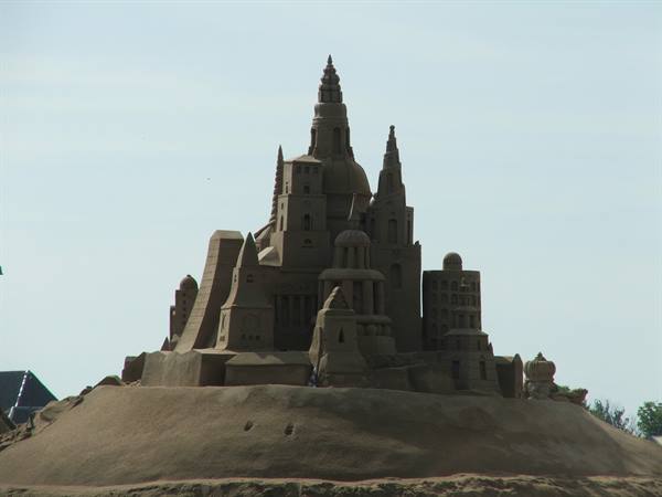 Copenhagen, the sandcastle competition.