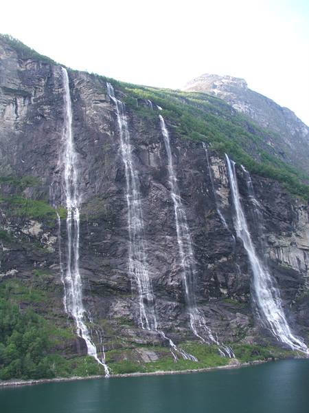 Geirangerfjord, the Seven Sisters